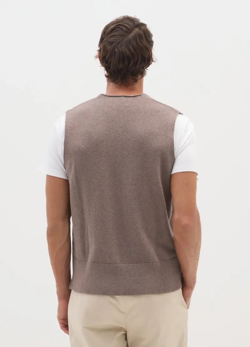 BST.1957 Gilet Uomo Marrone 4307145 miniatura 3