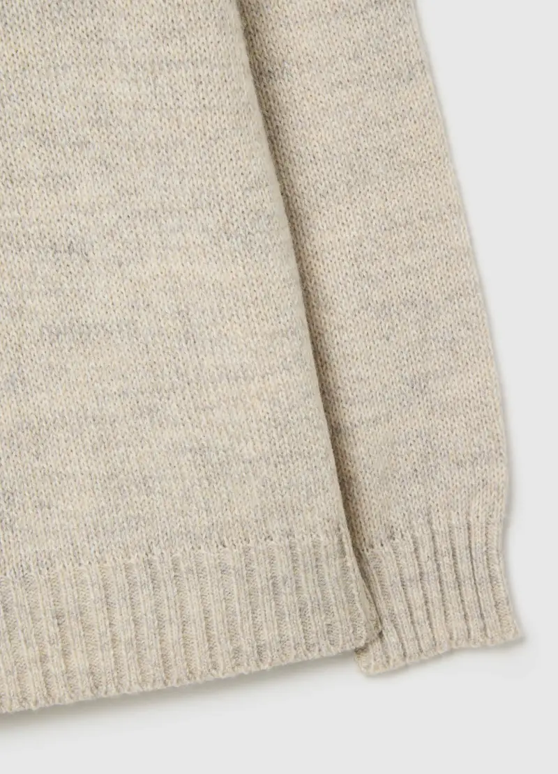 Maglione Beige Regular Fit, Uomo, Multicolor miniatura 2