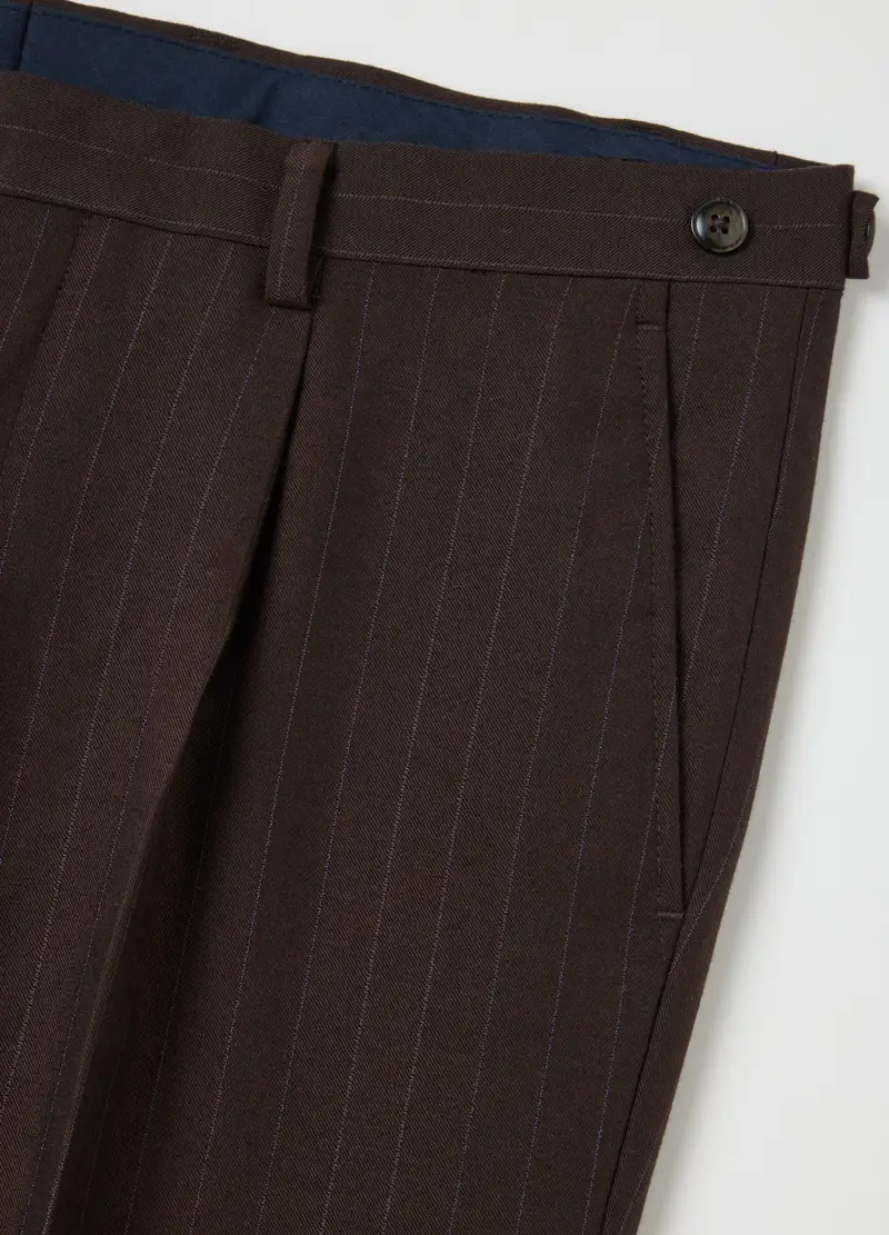 Pantaloni Marroni Slim Fit, Uomo, Marrone miniatura 2