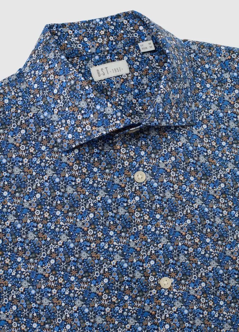 , Camicia In Puro Cotone Multicolor Regular Fit, Uomo, Multicolor miniatura 2