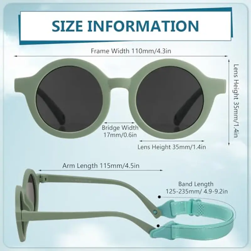 BTHRORO Occhiali da sole Verde 1598518 miniatura 2