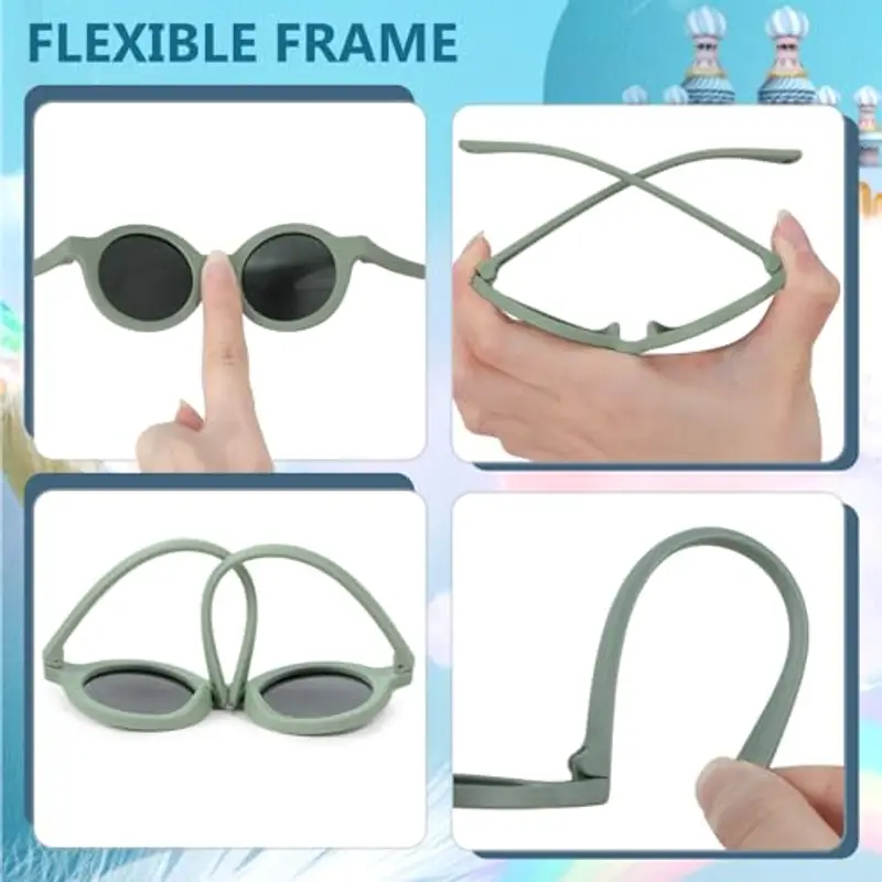 BTHRORO Occhiali da sole Verde 1598518 miniatura 3