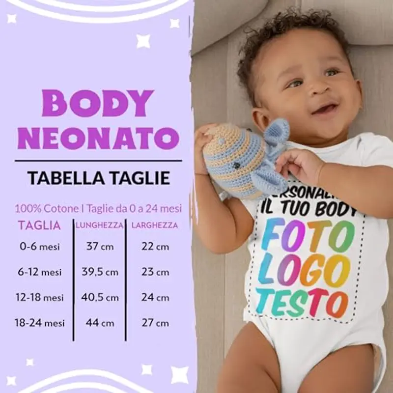 Bubbleshirt Body Neonato Bianco 2097535 miniatura 2