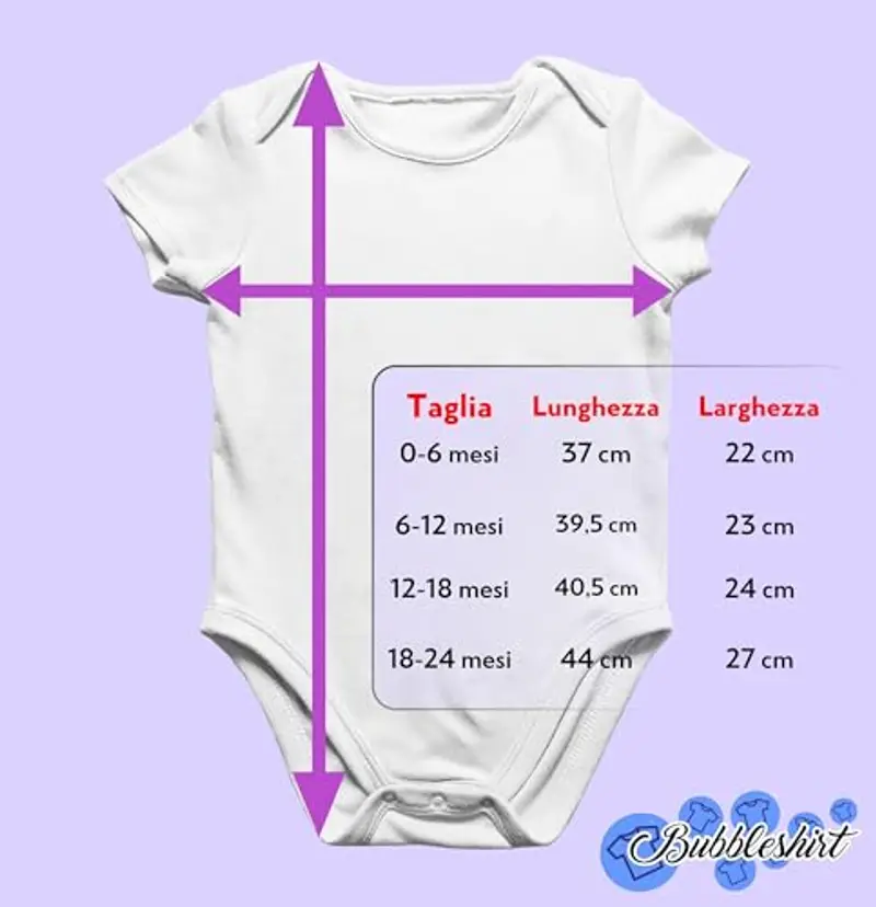 Bubbleshirt Body Neonato Bianco 2097535 miniatura 3