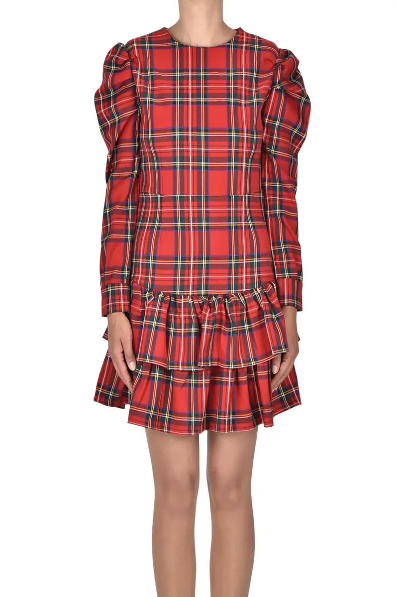 Abito stampa tartan
