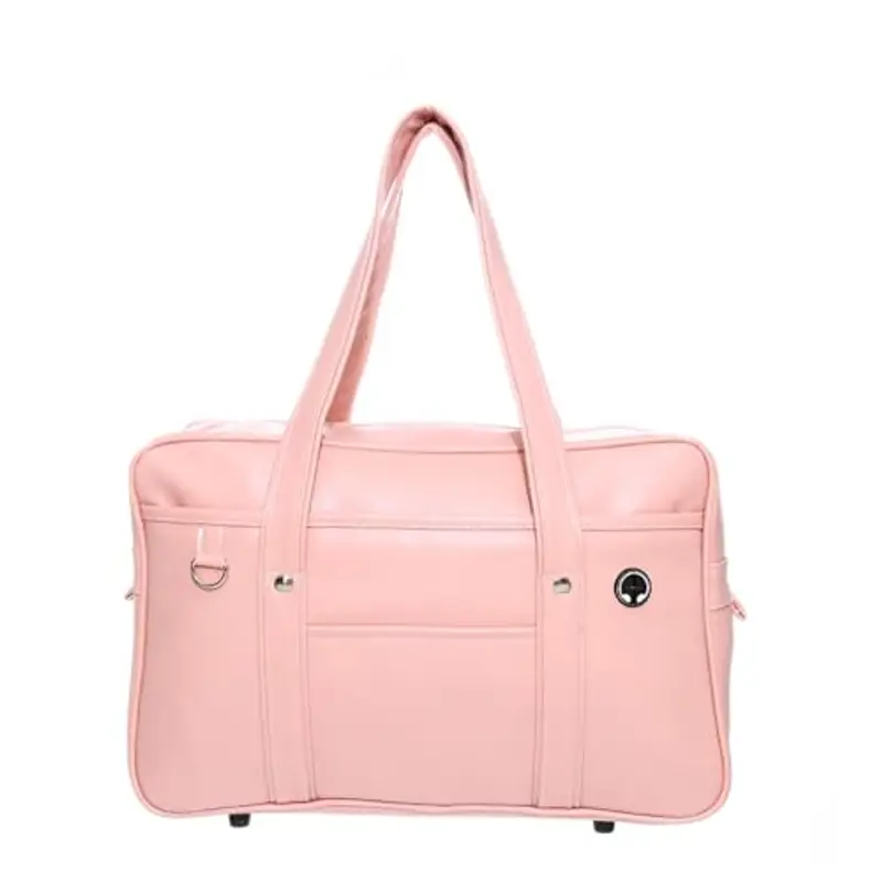 budiniao Borsa da scuola in pelle premium per laptop uniforme da studente Borsa giapponese leggera Borsa in PU di