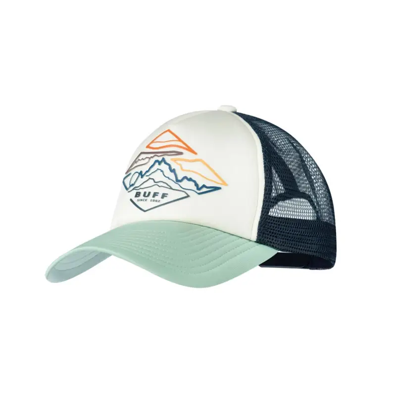 Cappello Trucker Bianco Verde Blu L/XL