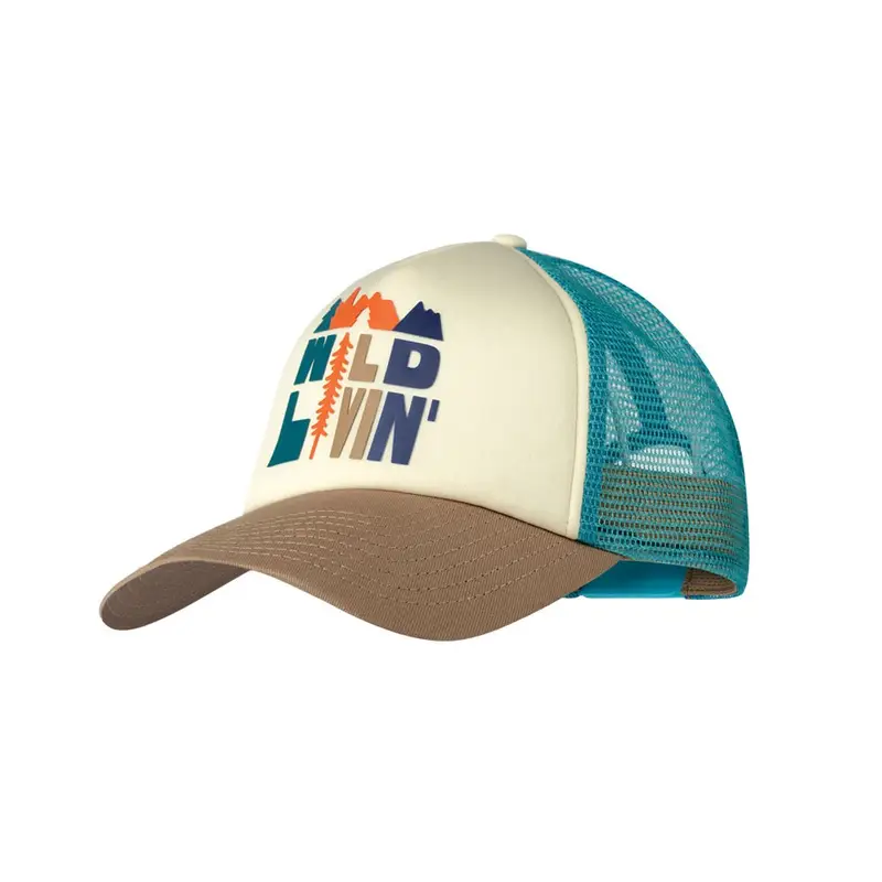 Cappello Trucker Blu Bianco Marrone L/XL