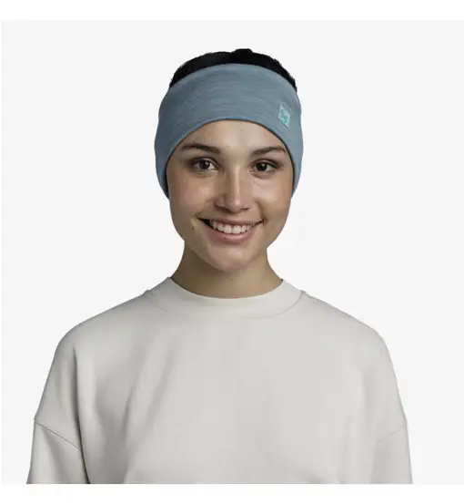 Merino Wide - fascia paraorecchie Blue