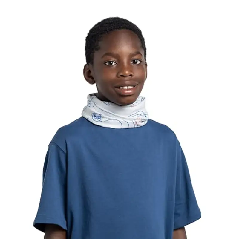 BUFF Scaldacollo Coolnet UV per bambini Grey Unisex Bambino Taglia Unica miniatura 3