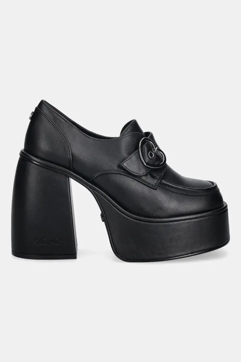 decolletè Heart Monk colore nero 1290207-BLK miniatura 2