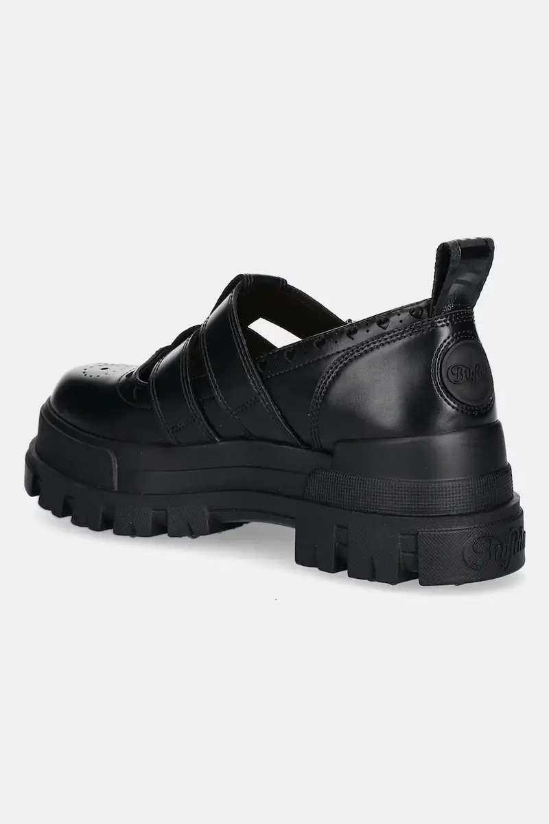 Buffalo Mocassini Donna Nero 3263382 miniatura 3