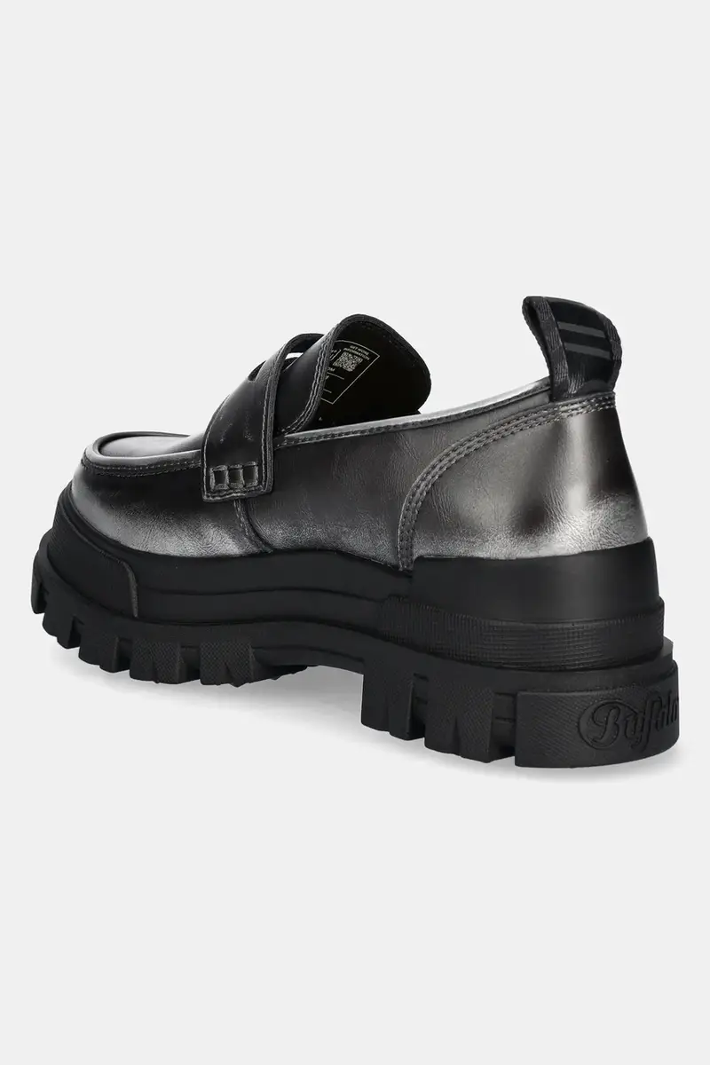 Buffalo Mocassini Donna Grigio 3324726 miniatura 3