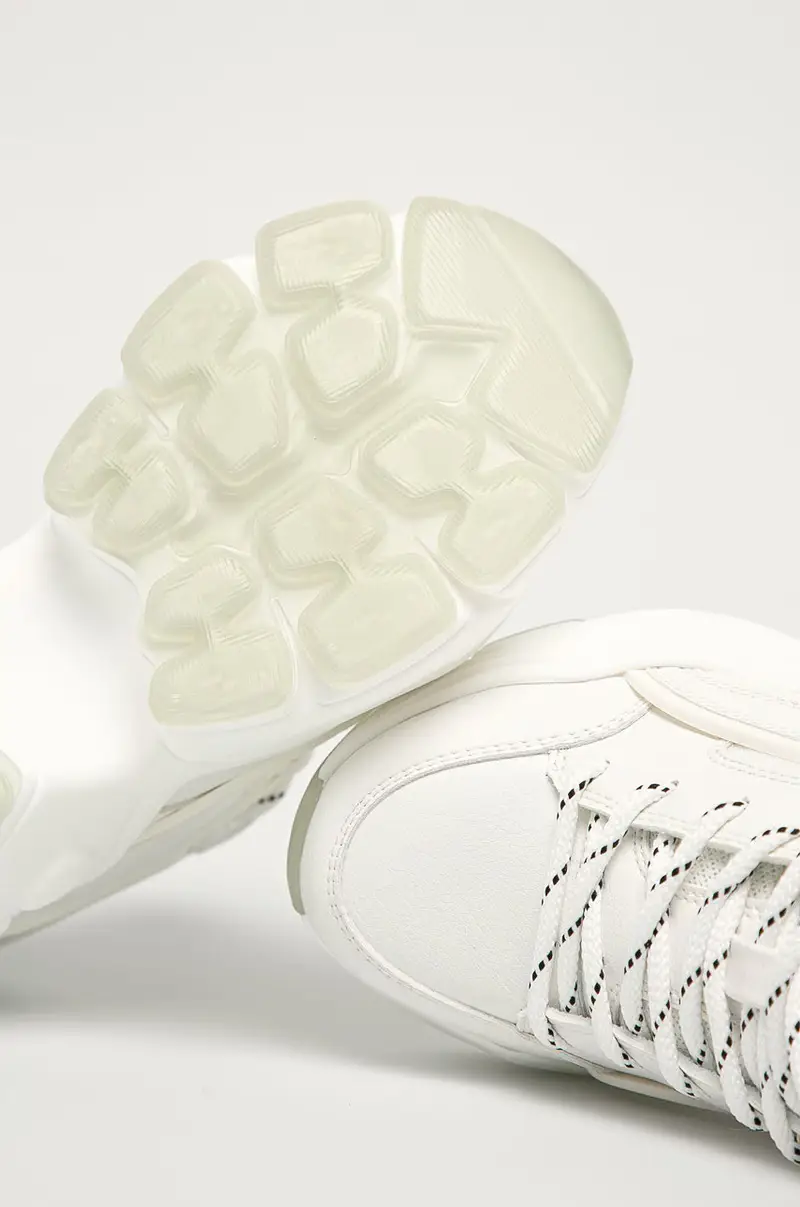 Buffalo Sneakers bianche con suola in gomma miniatura 4