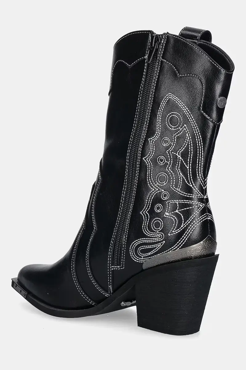 scarpe da cowboy West Boot Mid donna colore nero 1221044-BLK miniatura 3
