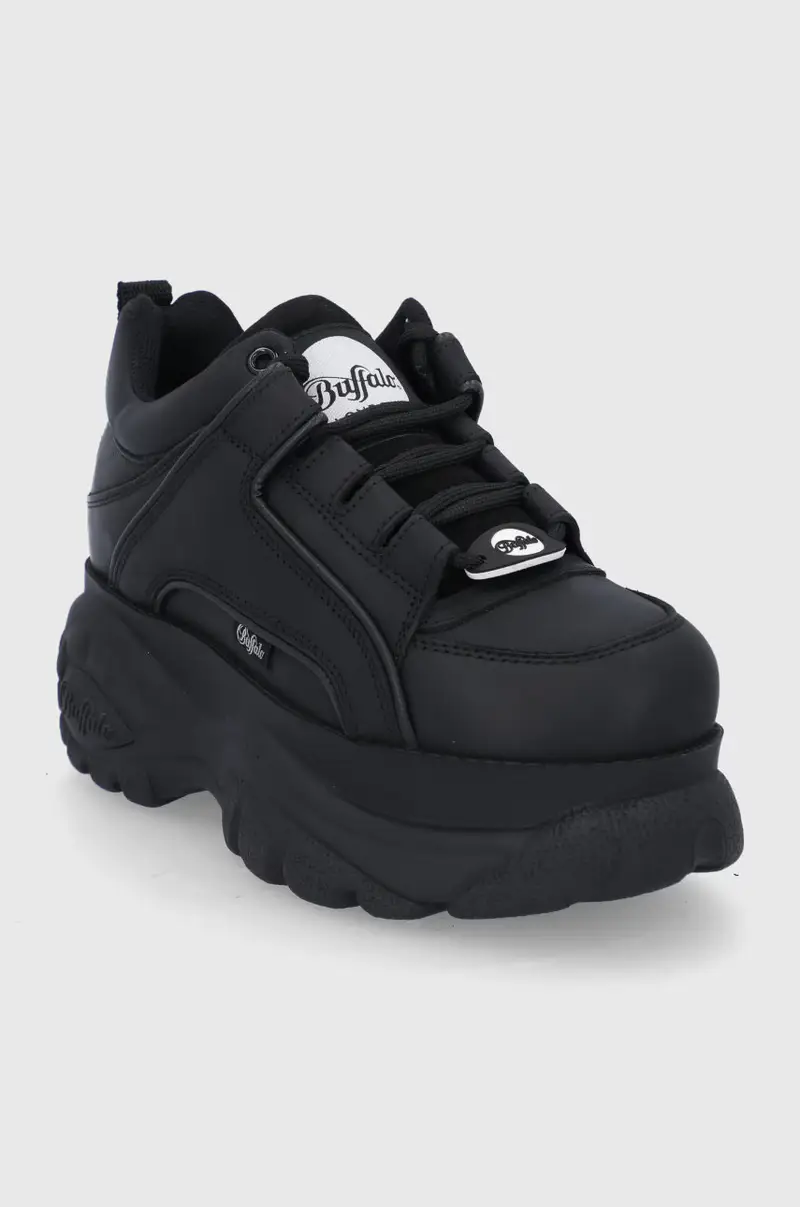 scarpe in pelle LONDON Nero miniatura 2