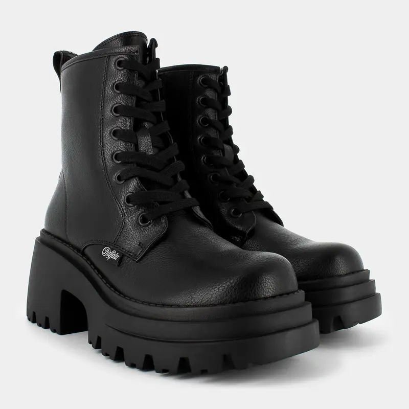 Scarponcini Buffalo da Donna, nero miniatura 2