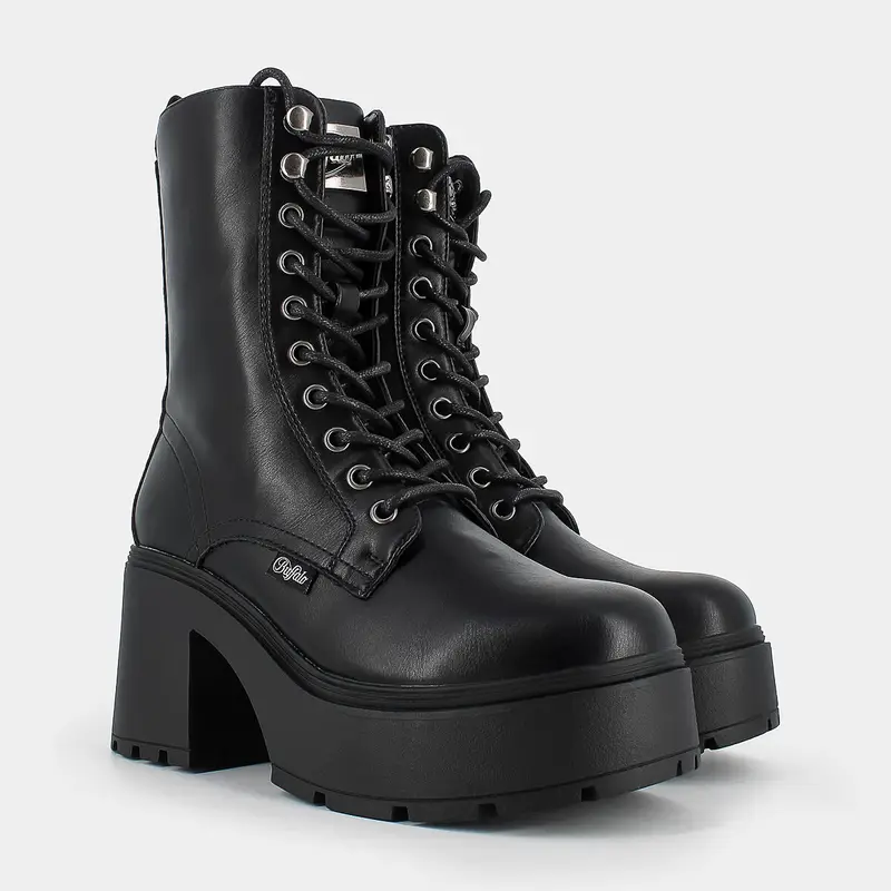 Buffalo Scarponcini Donna Nero 3986532 miniatura 2