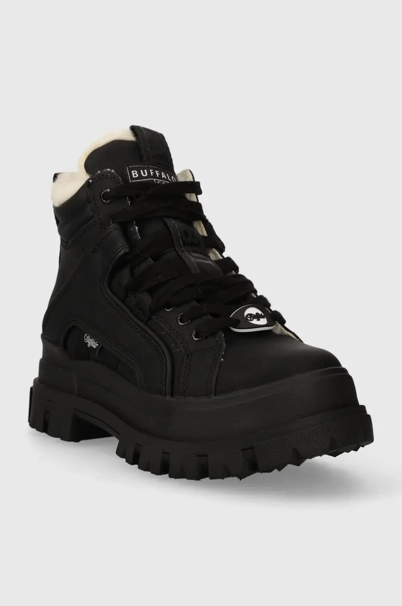 sneakers Aspha Nc Mid Warm 1622186 Nero miniatura 2