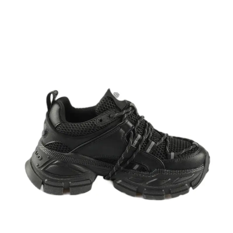 Sneakers in nappa vegano e mesh donna Buffalo Saturn Lace