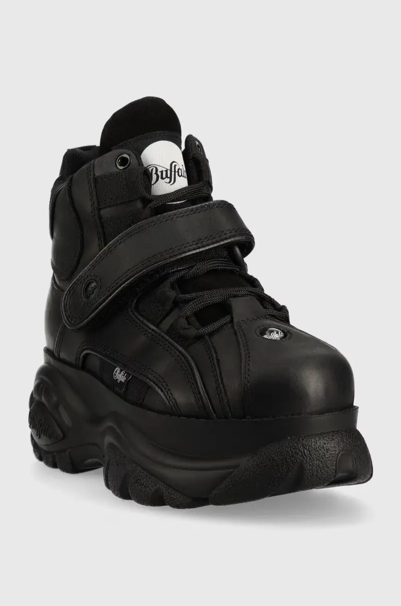 sneakers in pelle 1348-14 2.0 Nero miniatura 2