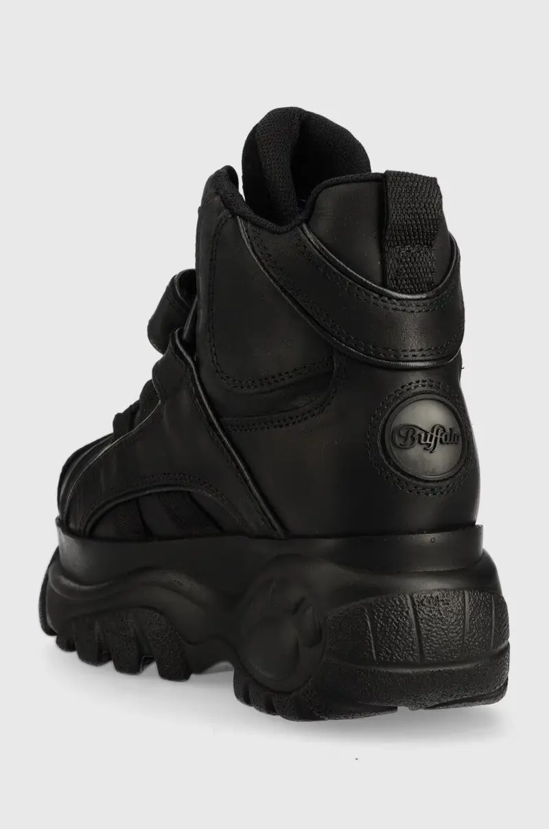 sneakers in pelle 1348-14 2.0 Nero miniatura 3