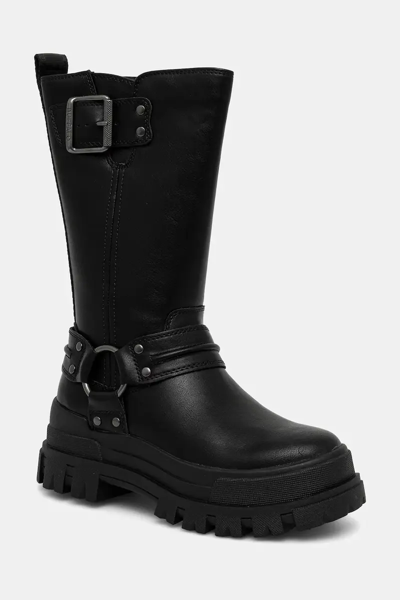 stivaletti alla caviglia Aspha Biker Boot Hi donna colore nero 1270123-BLK