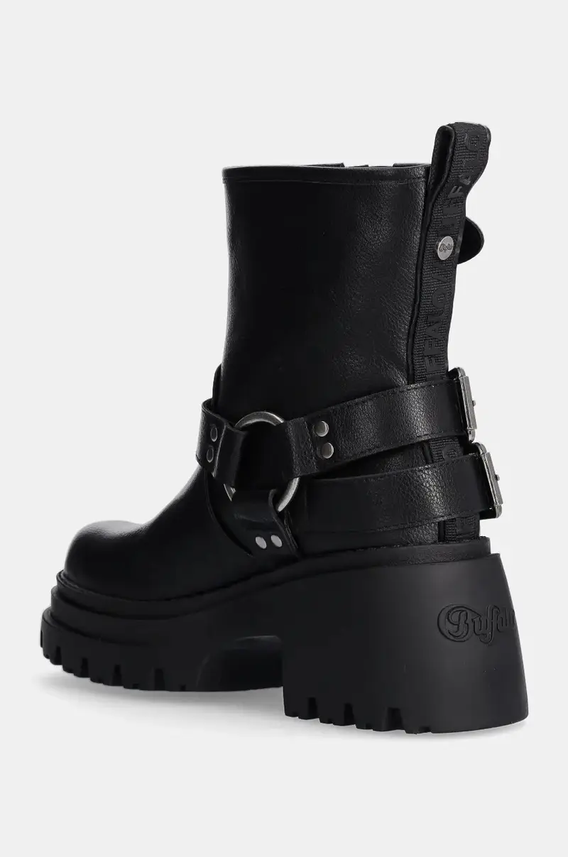 stivaletti alla caviglia Bravr Biker Lo donna colore nero 1220067-BLK miniatura 3