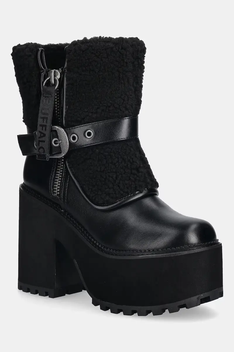 stivaletti alla caviglia Killah Fold Boot Warm donna colore nero 1220081-BLK