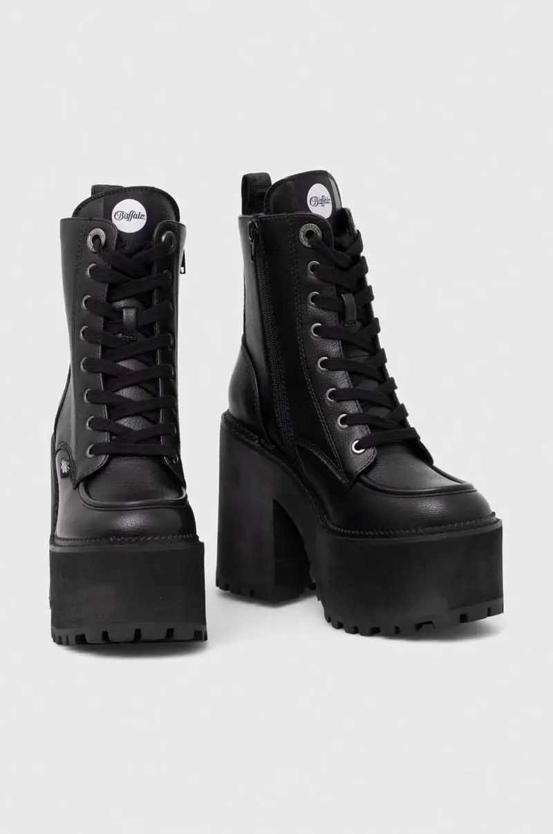 stivaletti alla caviglia Killah Lace Up Mid Nero miniatura 2