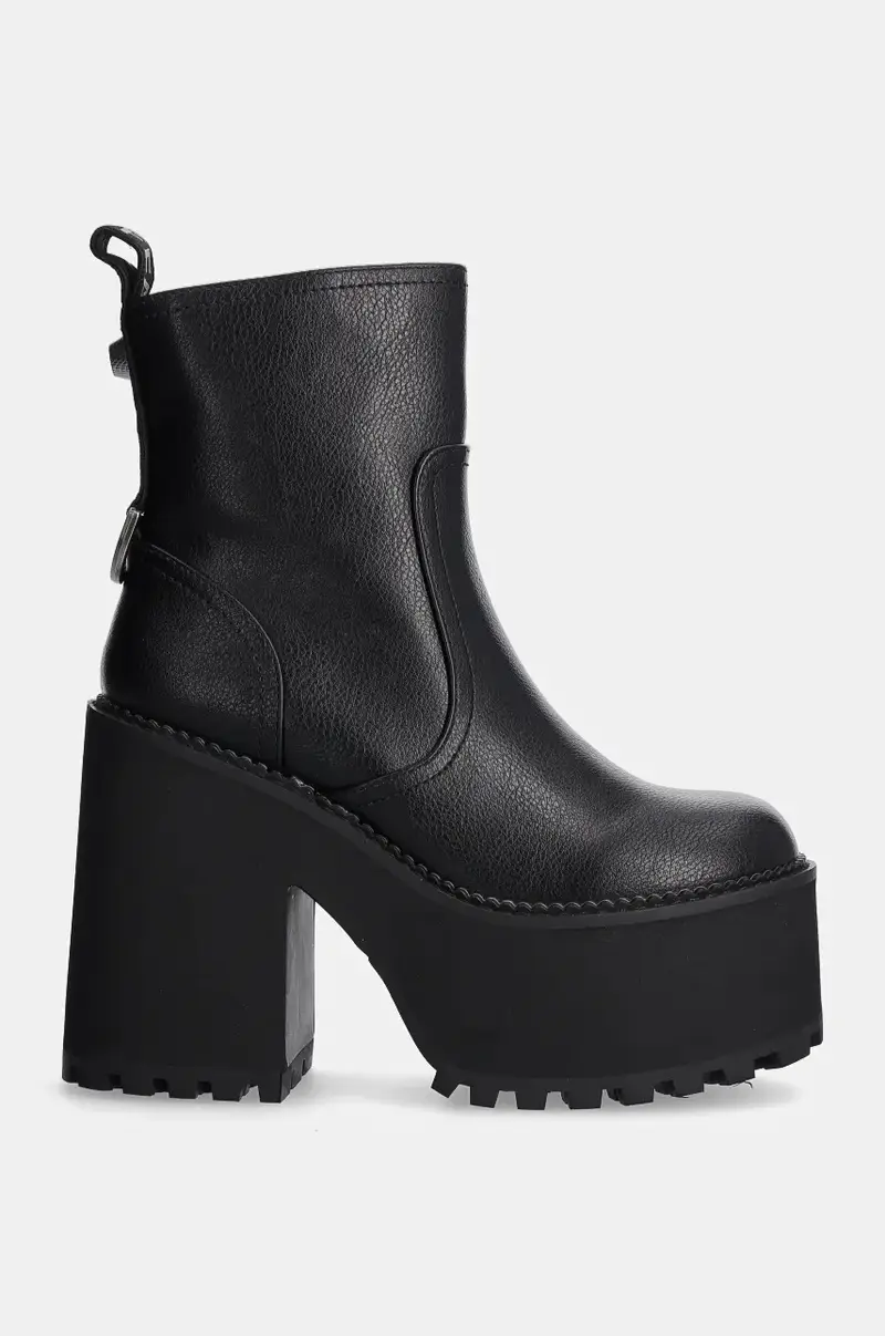 stivaletti alla caviglia Killah Zip Boot Mid donna colore nero 1622374-BLK miniatura 2