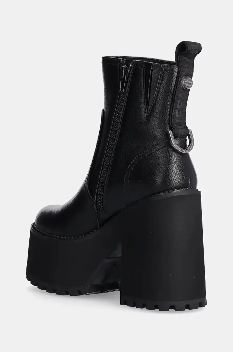 stivaletti alla caviglia Killah Zip Boot Mid donna colore nero 1622374-BLK miniatura 3