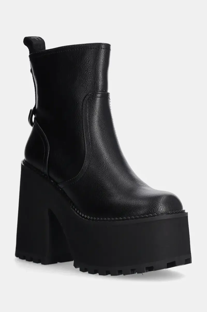 stivaletti alla caviglia Killah Zip Boot Mid donna colore nero 1622374-BLK