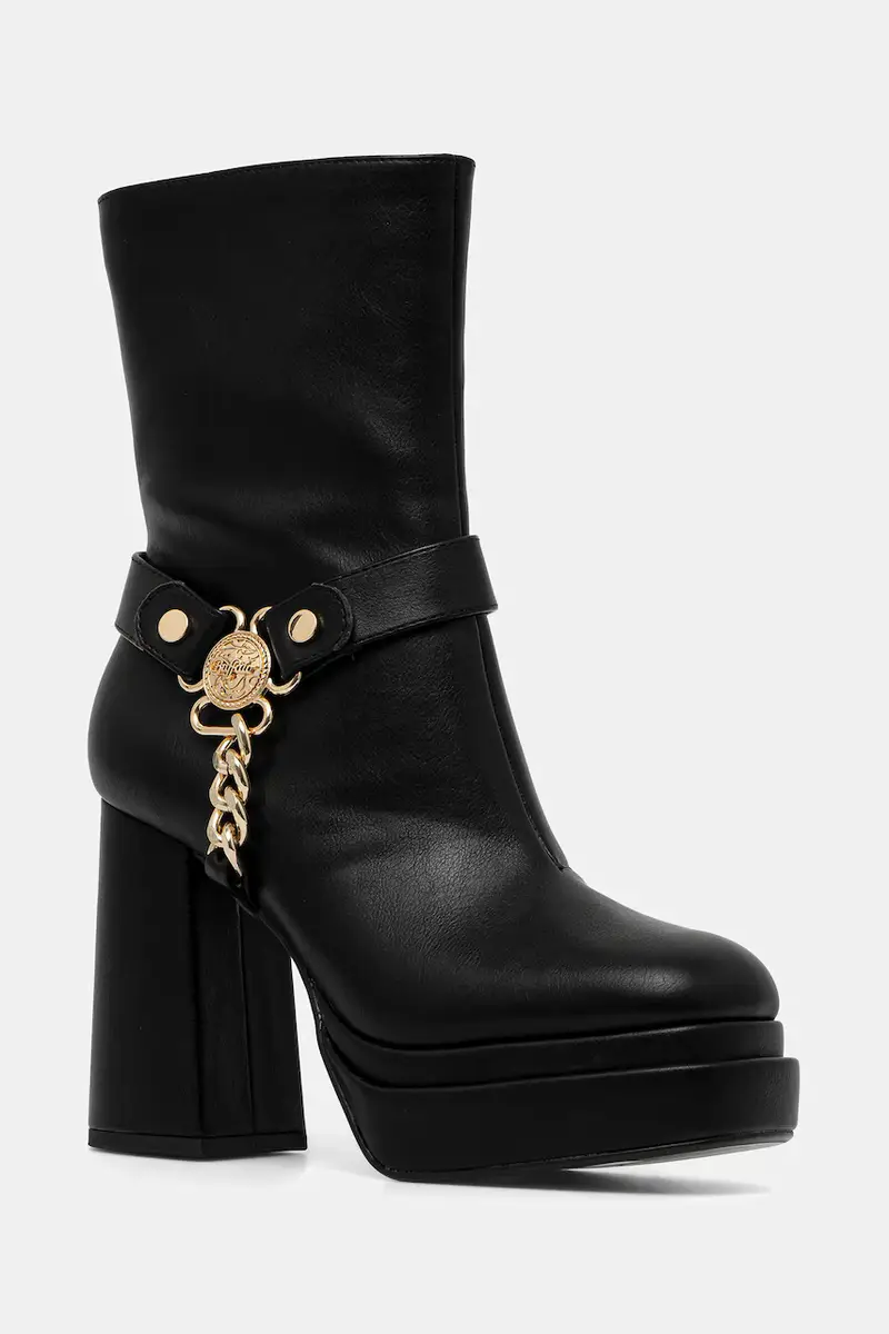 stivaletti alla caviglia May Biker Btn donna colore nero 1220075-BLK