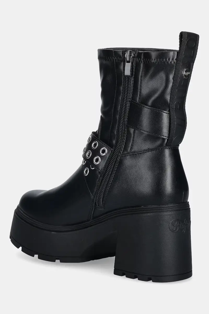 stivaletti alla caviglia Mila Rock Boot colore nero 1220082-BLK miniatura 3