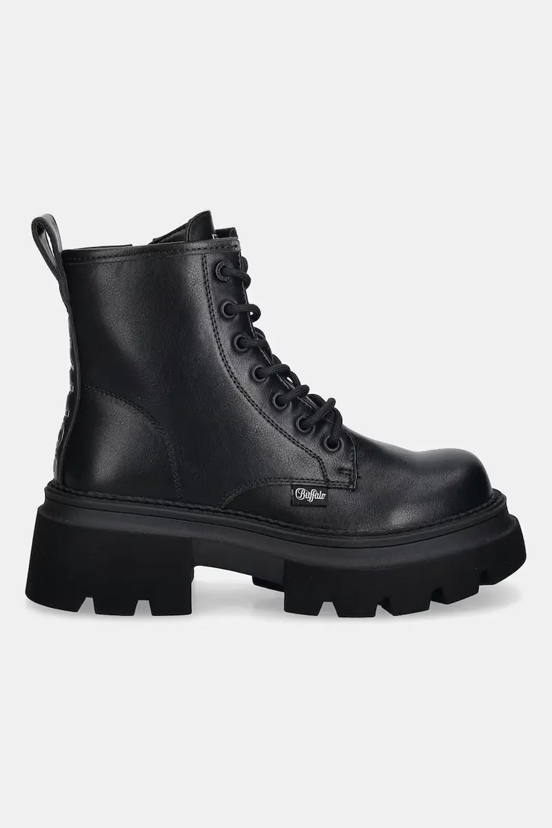 stivali da motociclista Mave Lace Up Nero miniatura 2