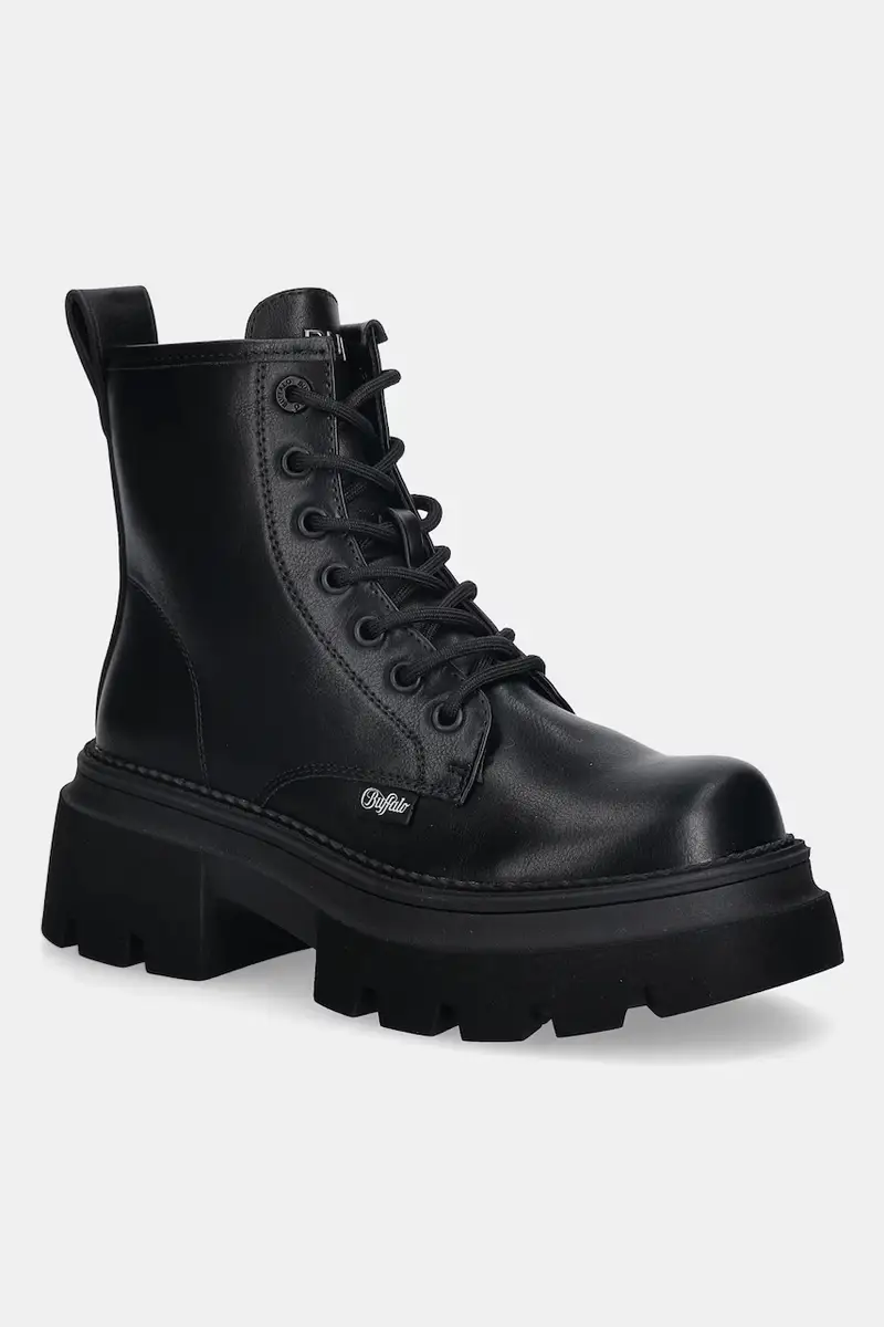 stivali da motociclista Mave Lace Up Nero