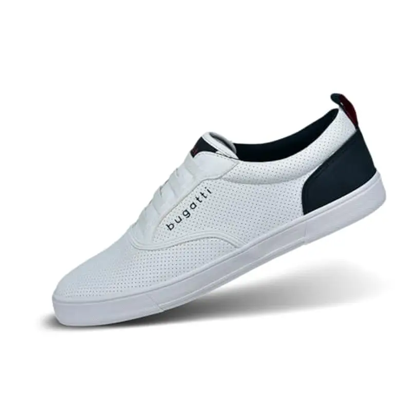 bugatti 321-ass02, Stringata Uomo, Bianco, 44 EU