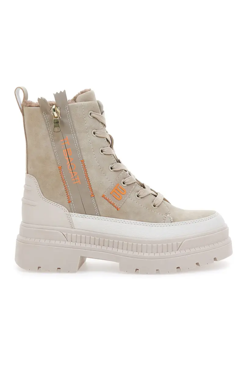 Anfibi beige con platform BAGATT D31AOA506950 [BEIGE]