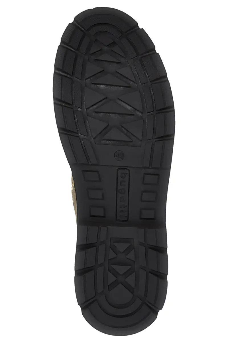 Anfibi taupe con lacci e zip laterale Bugatti 325AGA315500 [SABBIA] miniatura 4