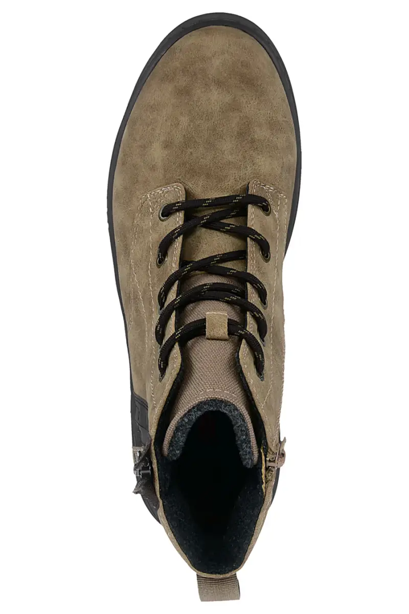 Anfibi taupe con lacci e zip laterale Bugatti 325AGA315500 [SABBIA] miniatura 5