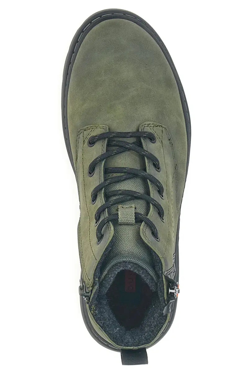 Anfibi verdi con lacci e zip laterale Bugatti 325AGA315500 [VERDE] miniatura 3