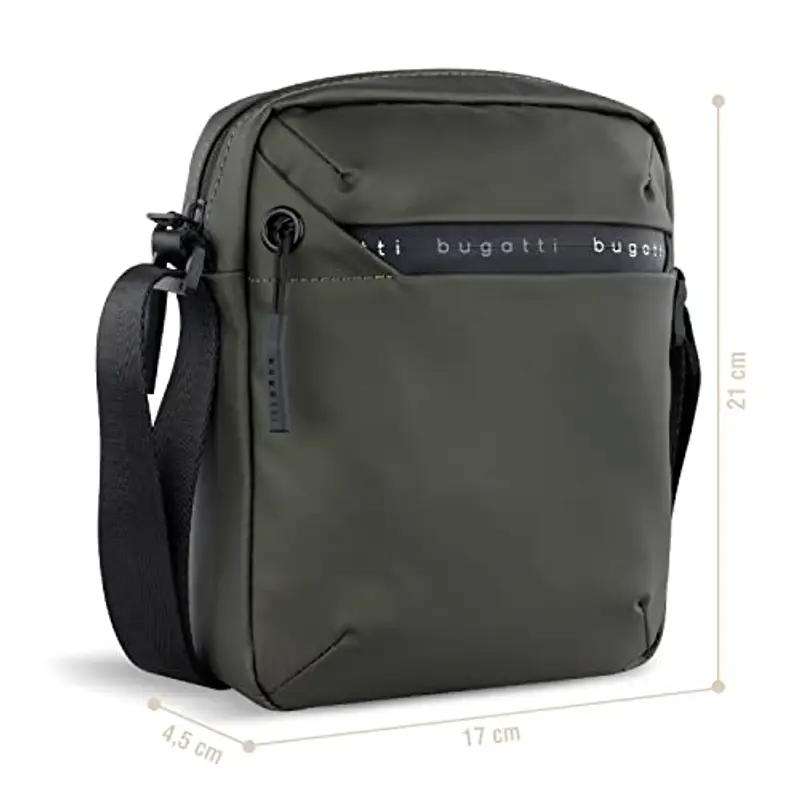 Bugatti Borsa a tracolla Verde 1600473 miniatura 2
