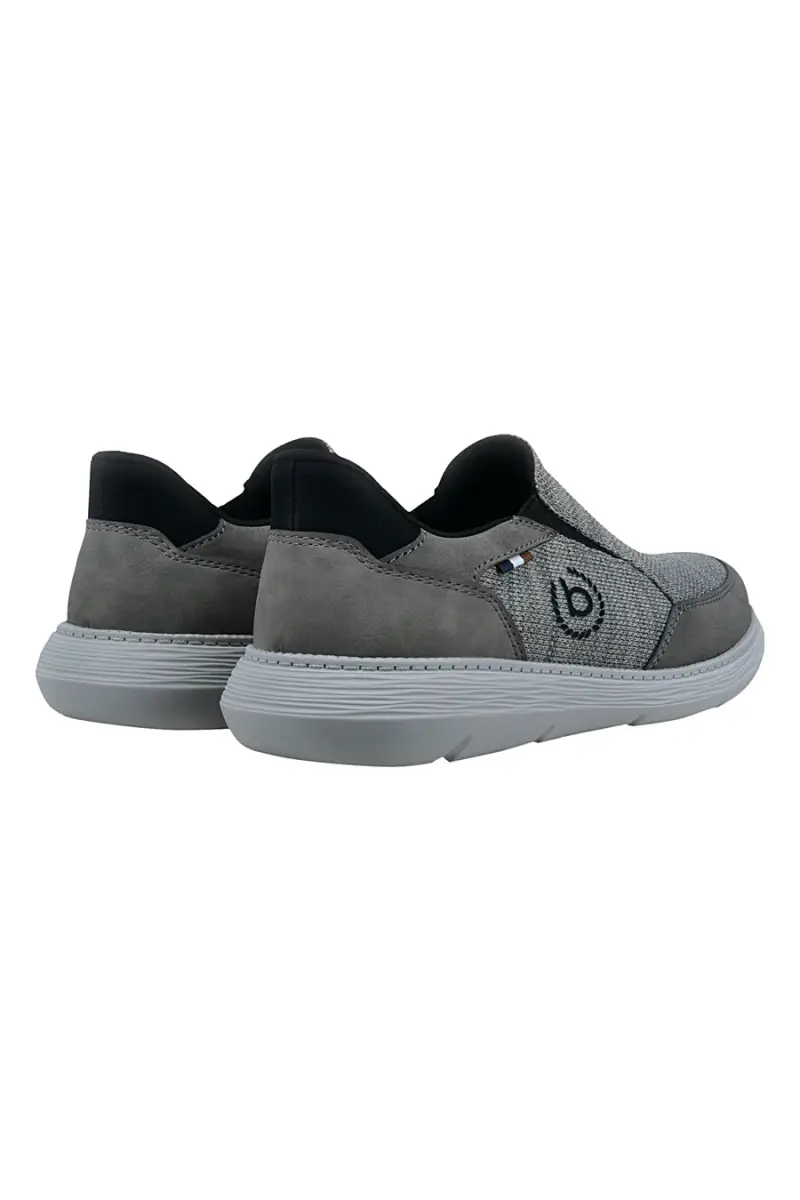 Bugatti Mocassini Uomo Grigio 4338249 miniatura 3