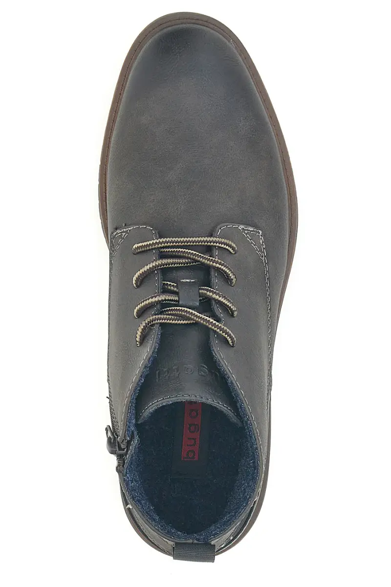 Polacchini marrone scuro caldi con zip Bugatti 335AHE325000 [MARRONE] miniatura 3