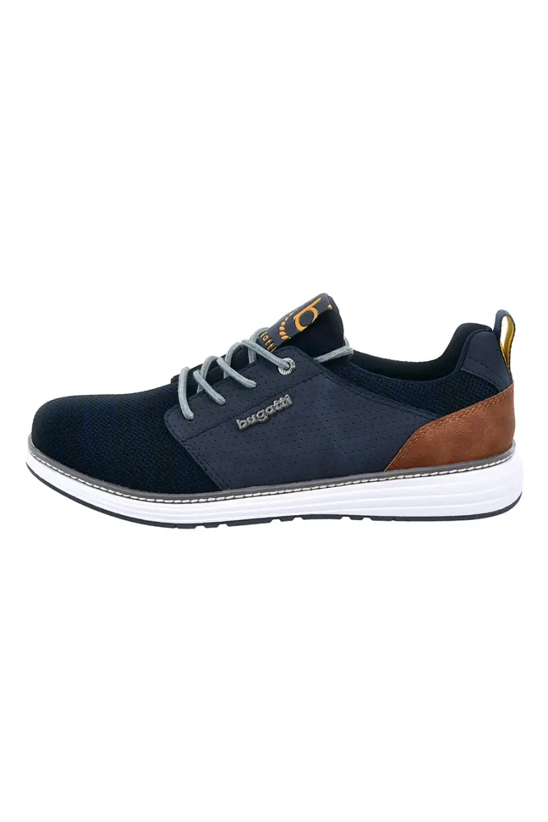 Scarpe da uomo blu Bugatti 321A3C6169004100 [BLUE]