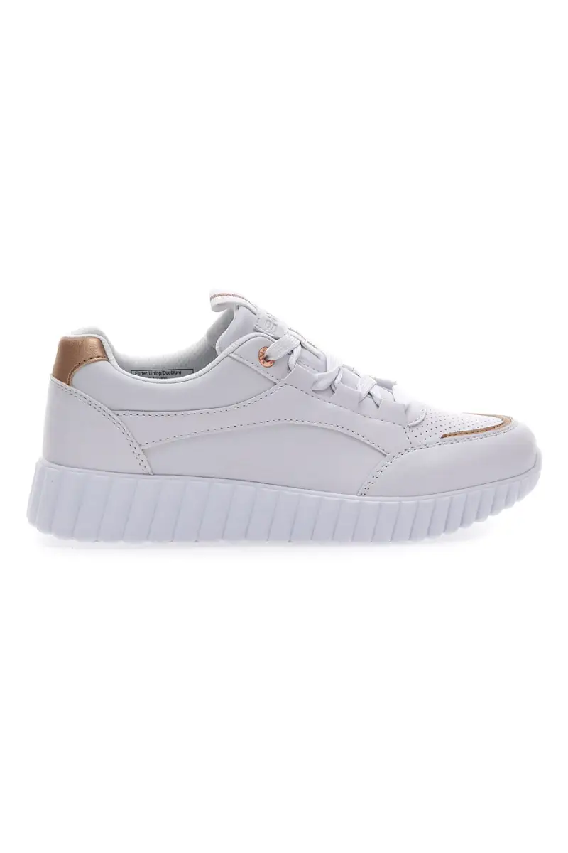 Sneakers Bianche da Donna Bugatti 4509 [BIANCO]