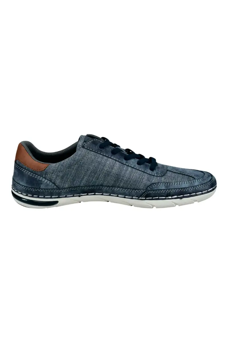 Sneakers Blu con dettagli Marroni BUGATTI 321ASG02 [BLU SCURO] miniatura 4