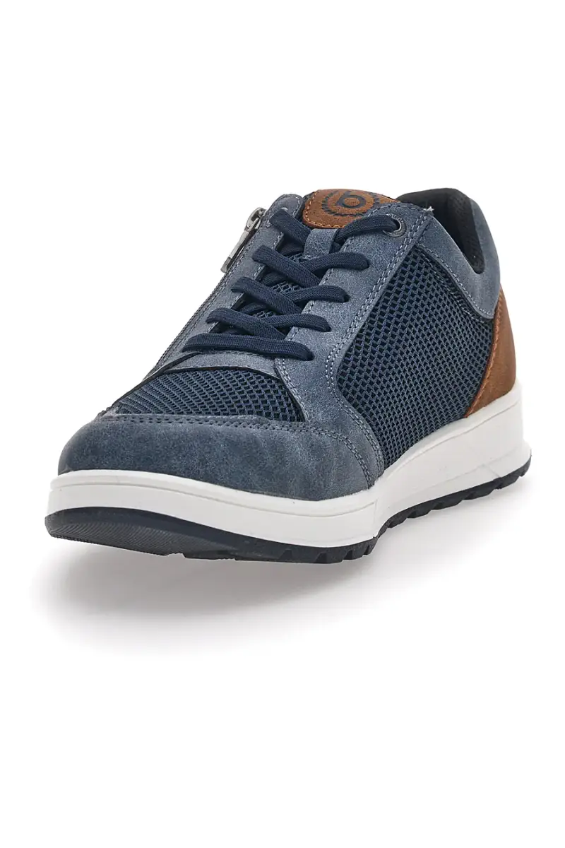 Sneakers Blu Con Lacci Bugatti 331AFB05 [BLUE] miniatura 3