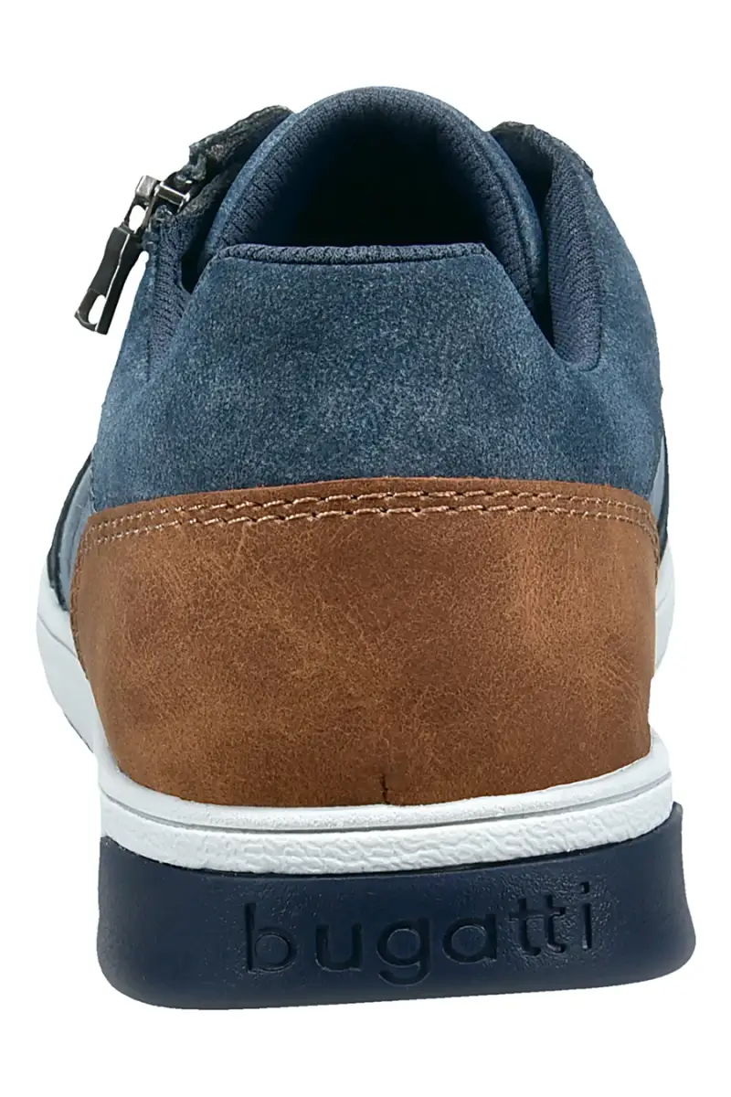 Sneakers blu con lacci e zip laterale Bugatti 3333071350004000 [BLUE] miniatura 3